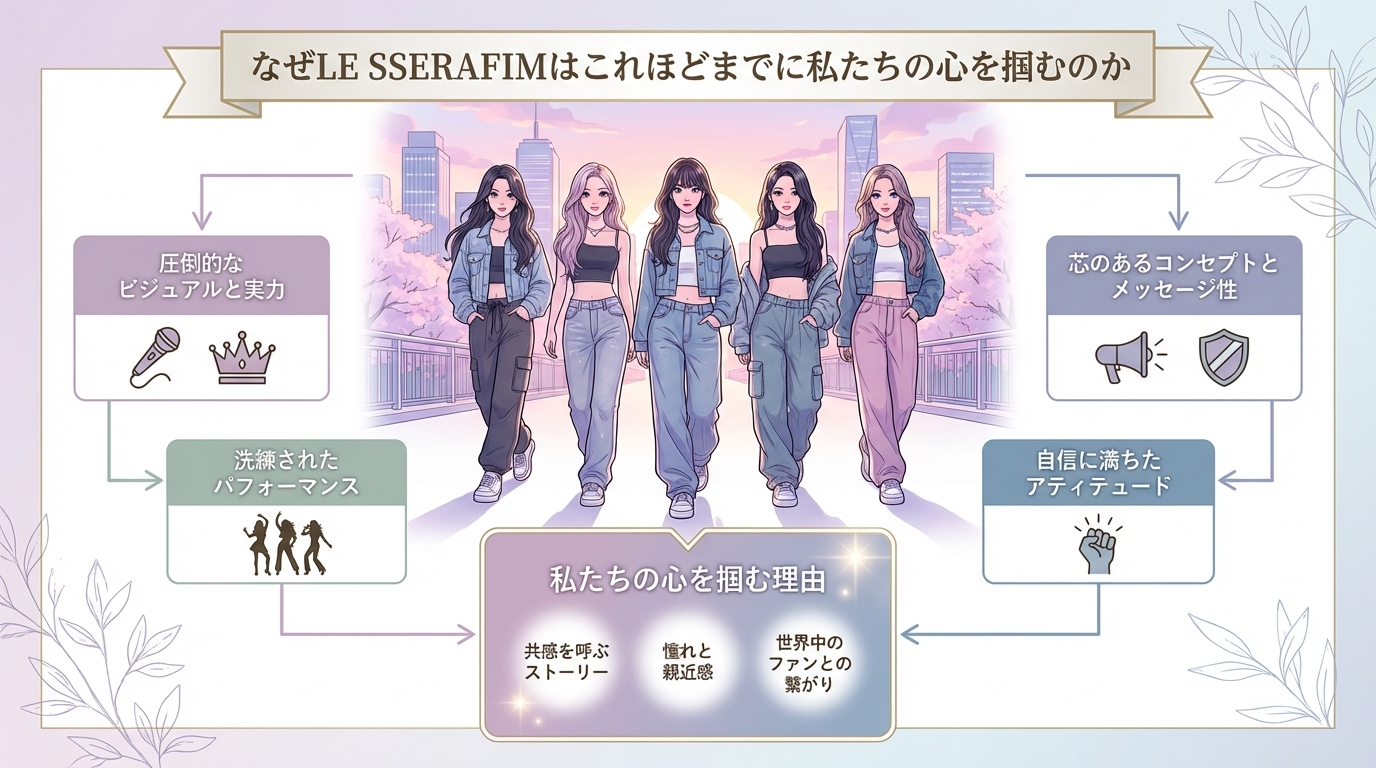 なぜLE SSERAFIMはこれほどまでに私たちの心を掴むのか