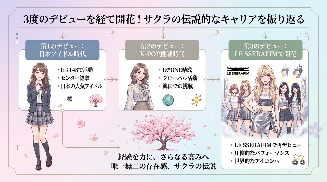 3度のデビューを経て開花！サクラの伝説的なキャリアを振り返る