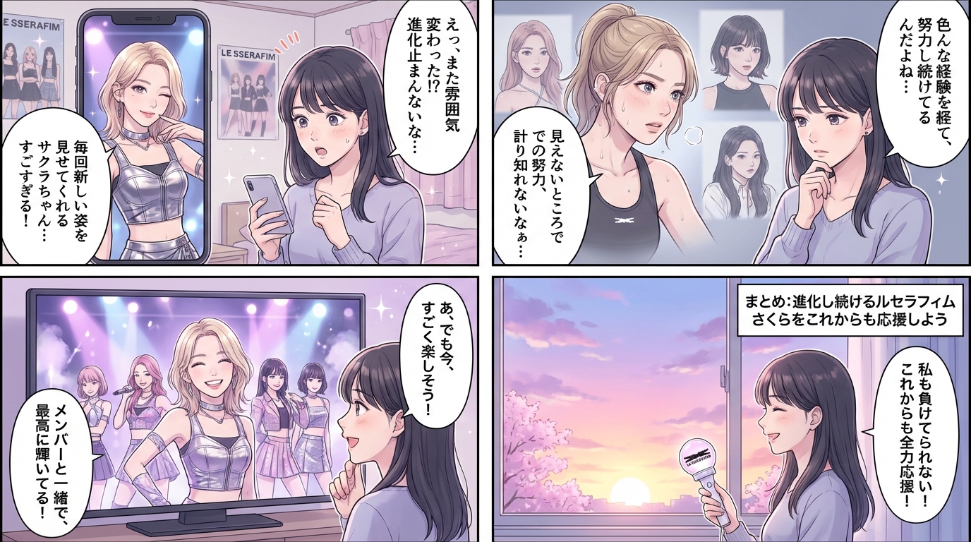 まとめ：進化し続けるルセラフィム さくらをこれからも応援しよう