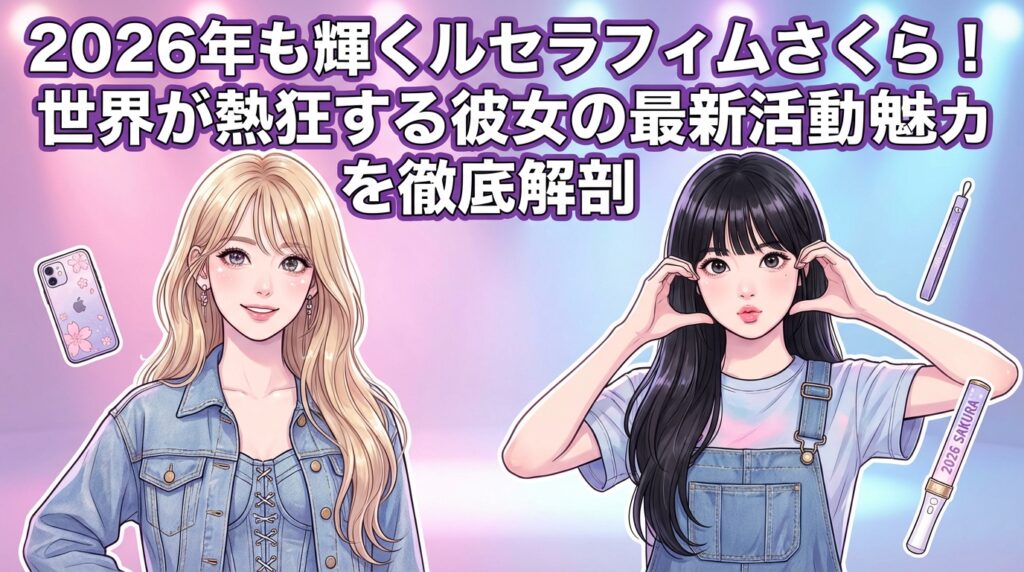 2026年も輝くルセラフィムさくら！世界が熱狂する彼女の最新活動と魅力を徹底解剖