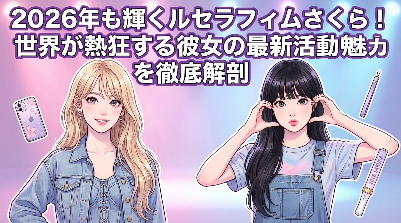 2026年も輝くルセラフィムさくら！世界が熱狂する彼女の最新活動と魅力を徹底解剖