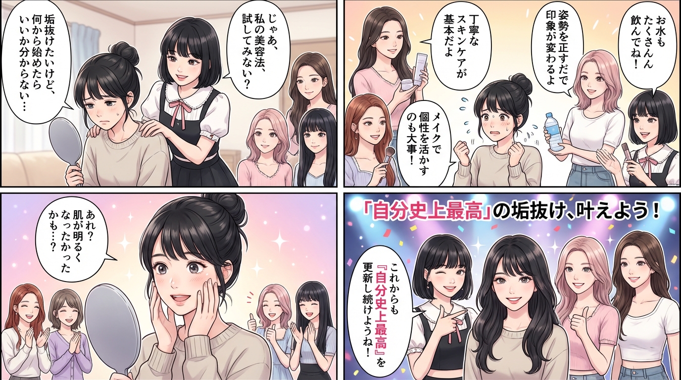 まとめ：チェウォンの美容法を取り入れて「自分史上最高」の垢抜けを叶えよう