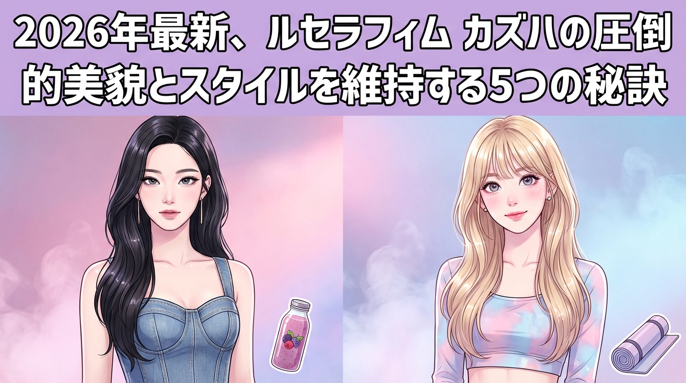 2026年最新、ルセラフィム カズハの圧倒的美貌とスタイルを維持する5つの秘訣