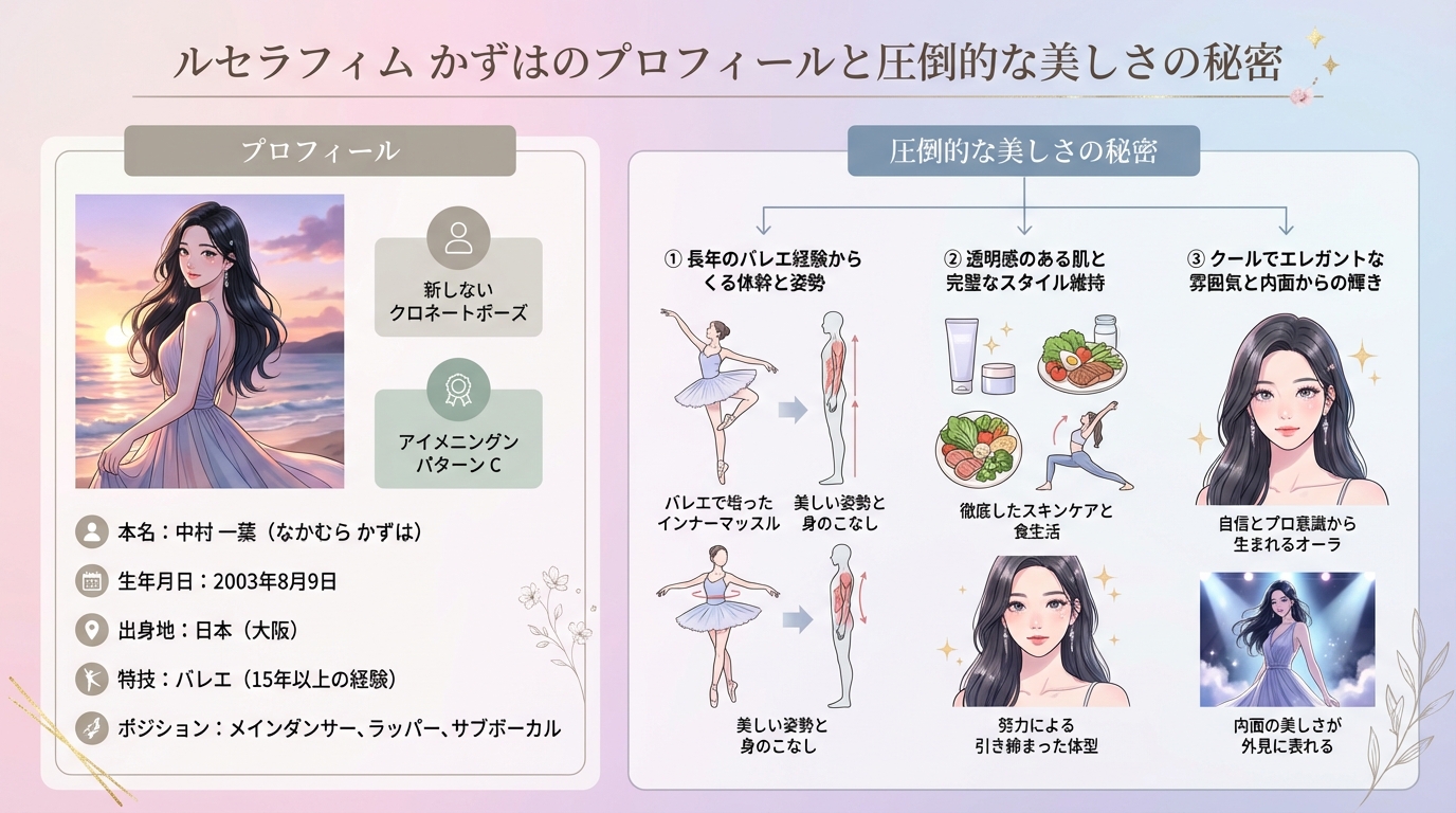 ルセラフィム かずはのプロフィールと圧倒的な美しさの秘密