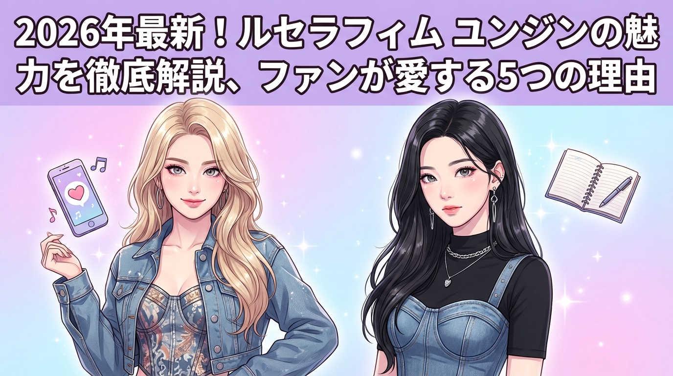 2026年最新！ルセラフィム ユンジンの魅力を徹底解説、ファンが愛する5つの理由
