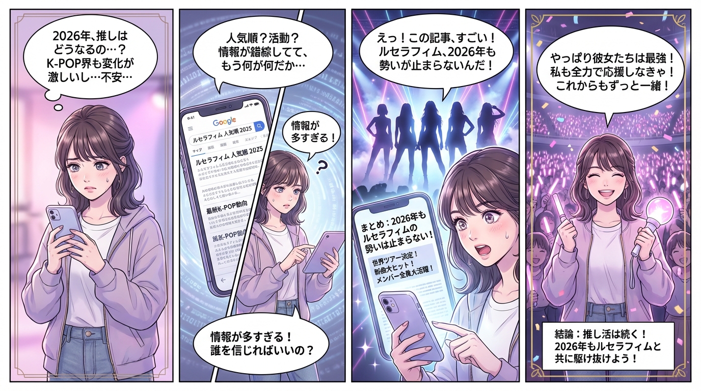 まとめ:2026年もルセラフィムの勢いは止まらない!