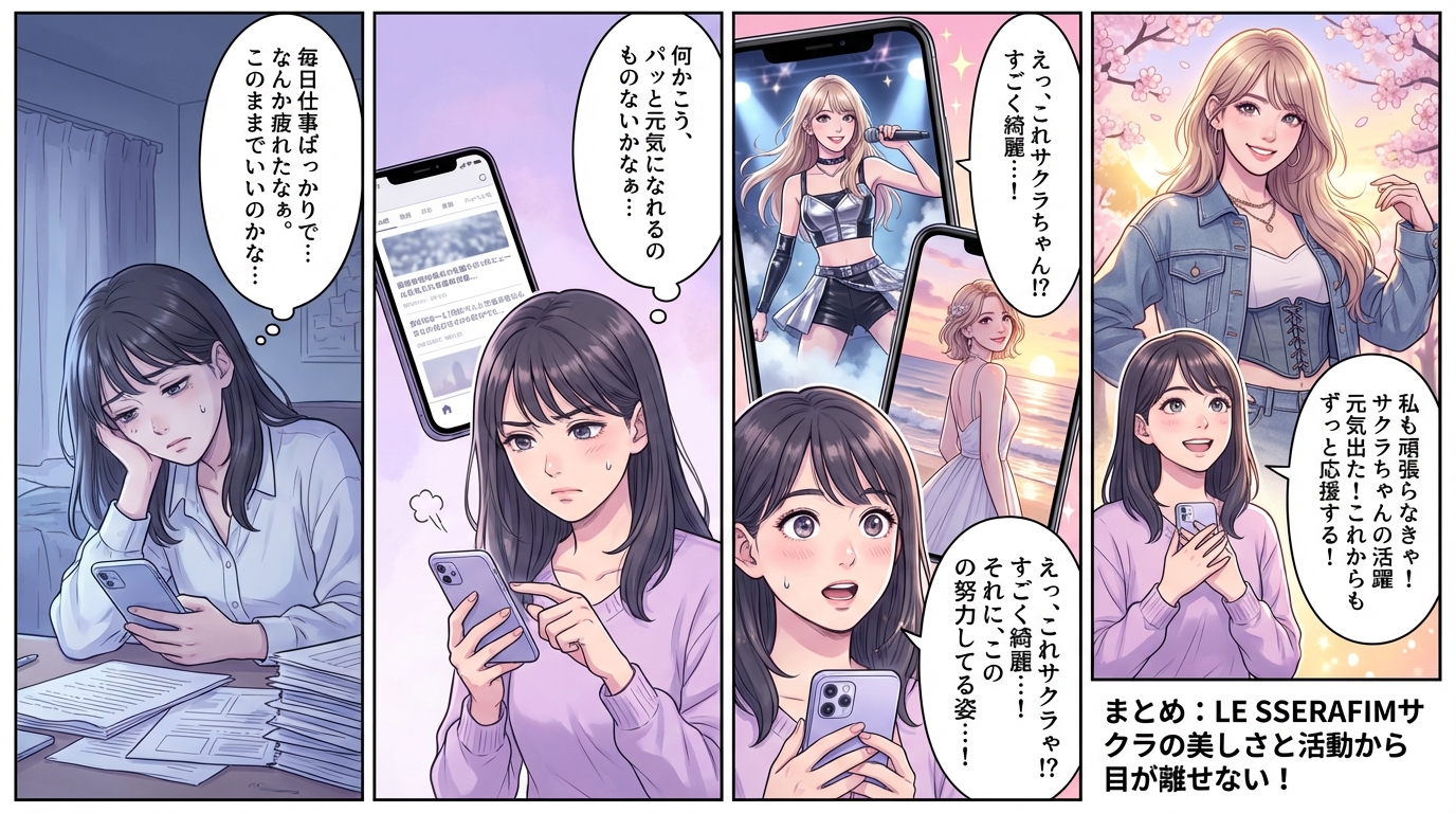 まとめ：LE SSERAFIMサクラの美しさと活動から目が離せない！