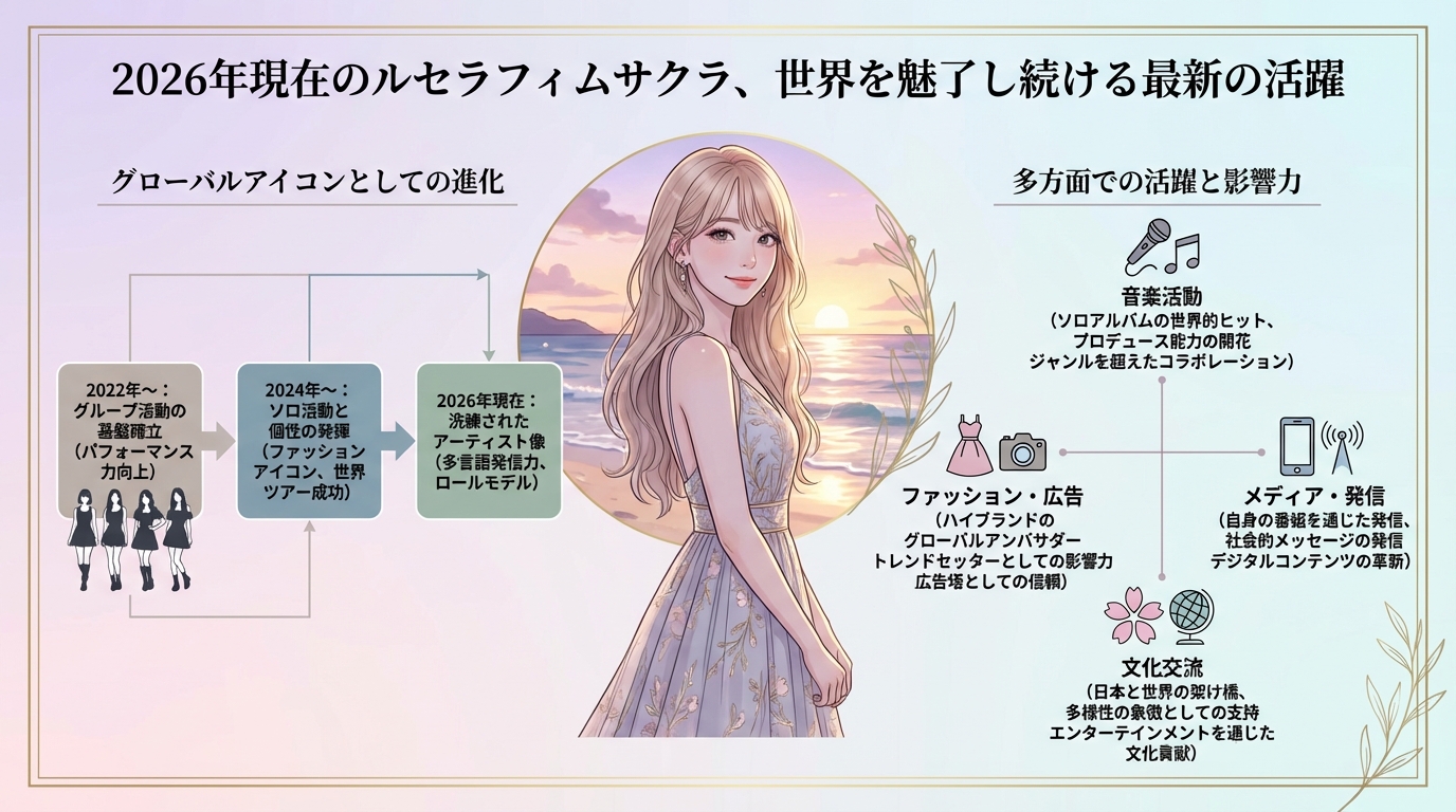 2026年現在のルセラフィムサクラ、世界を魅了し続ける最新の活躍