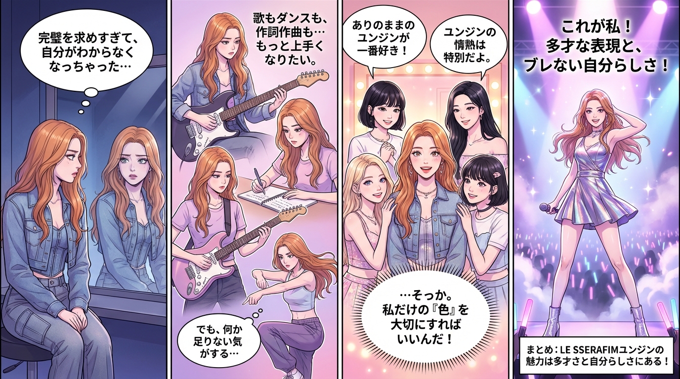 まとめ：LE SSERAFIMユンジンの魅力は多才さと自分らしさにある