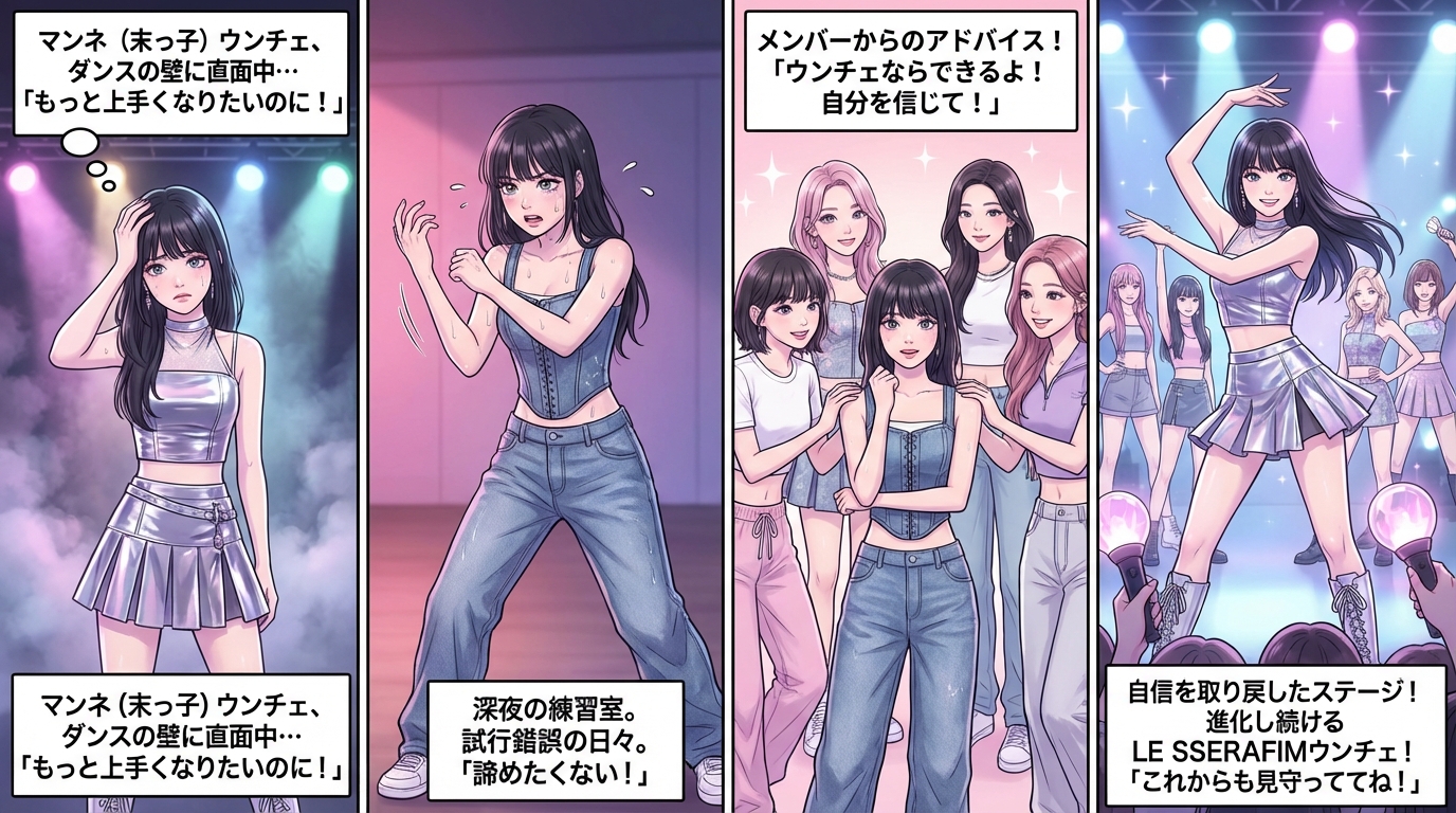 まとめ：LE SSERAFIMウンチェの進化は止まらない！