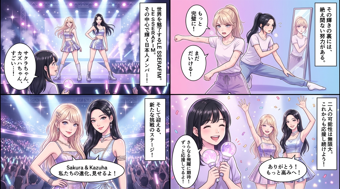 まとめ：LE SSERAFIM日本人メンバーのさらなる飛躍に期待！