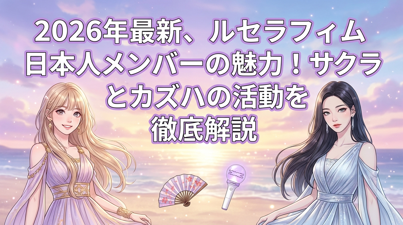 2026年最新、ルセラフィム日本人メンバーの魅力！サクラとカズハの活動を徹底解説