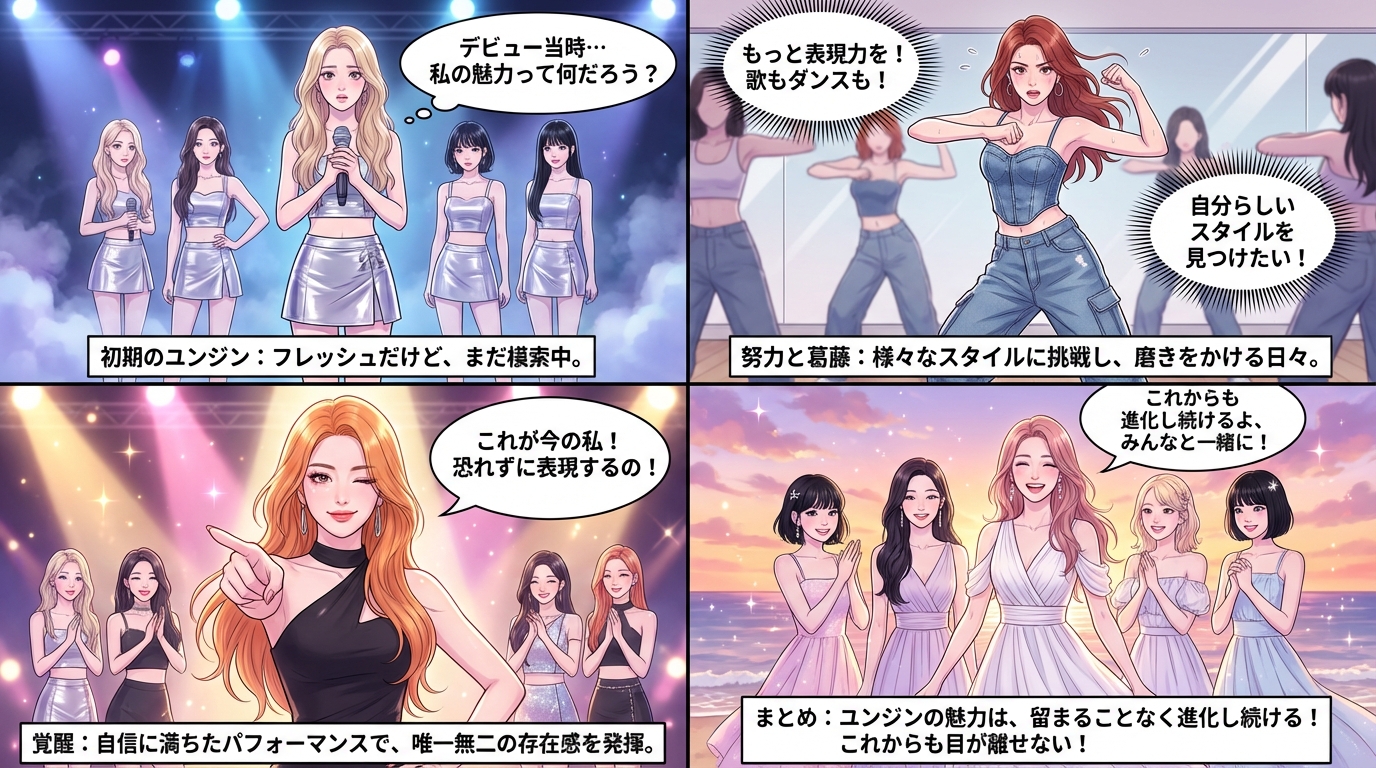 まとめ:ルセラフィム・ユンジンの魅力は進化し続ける