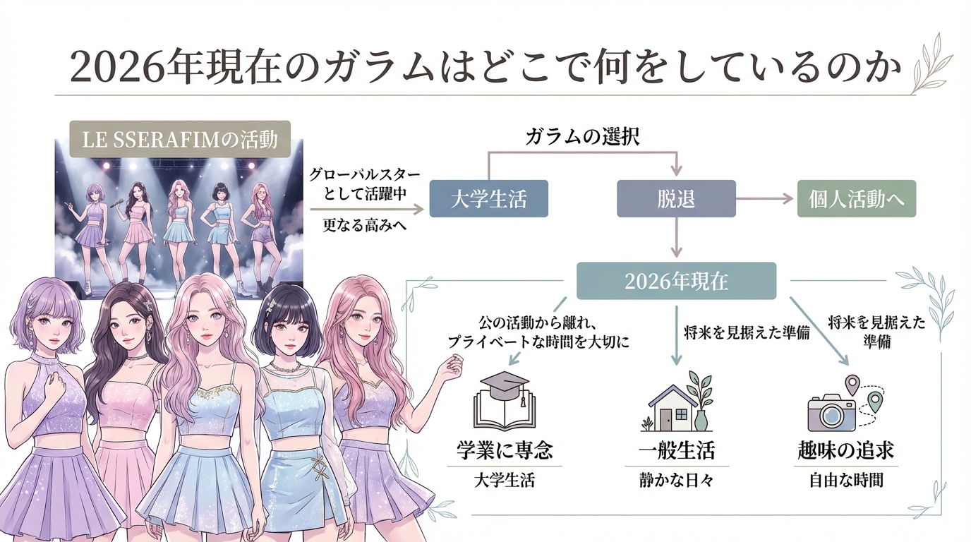 2026年現在のガラムはどこで何をしているのか