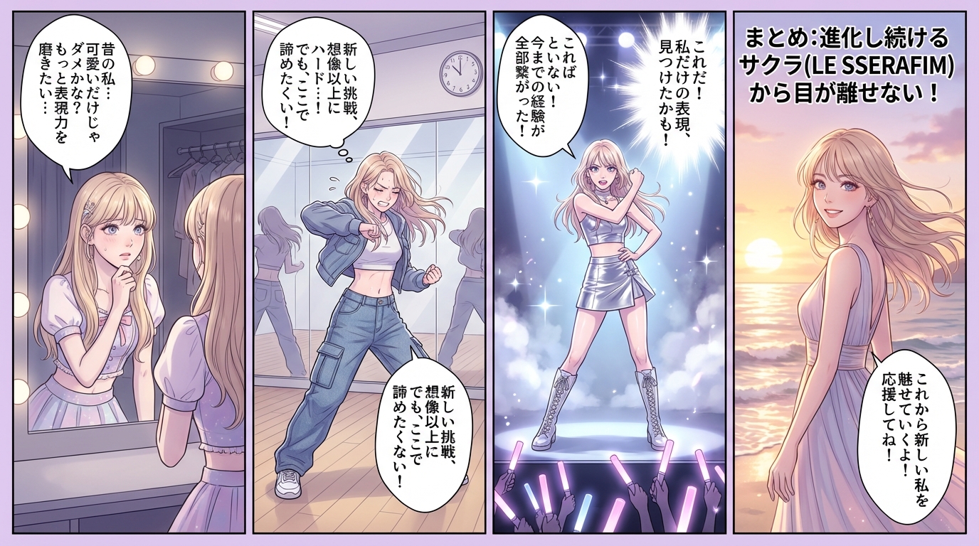 まとめ:進化し続けるサクラ(LE SSERAFIM)から目が離せない!