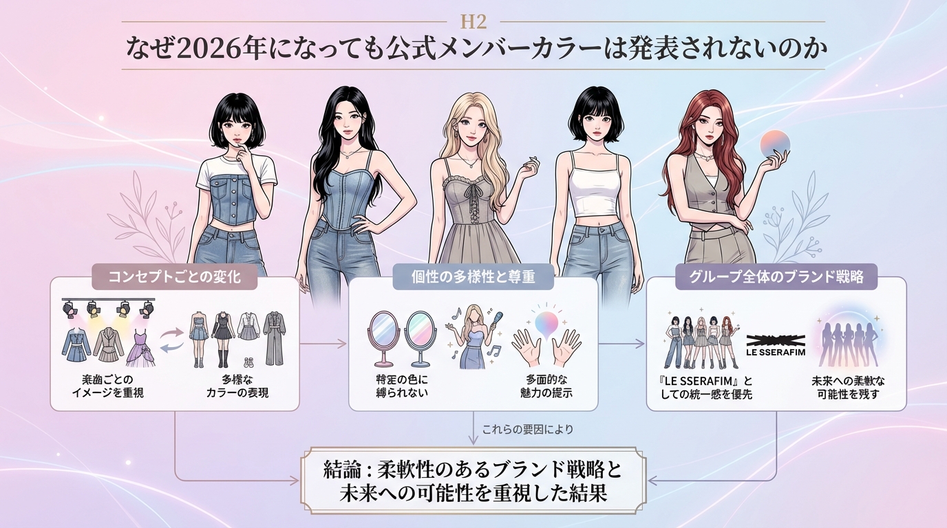 なぜ2026年になっても公式メンバーカラーは発表されないのか