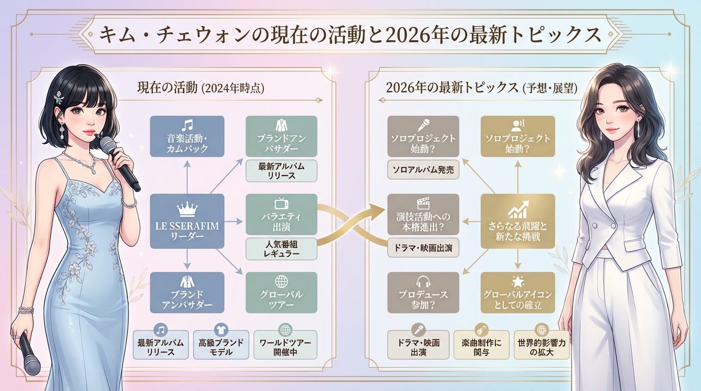 キム・チェウォンの現在の活動と2026年の最新トピックス