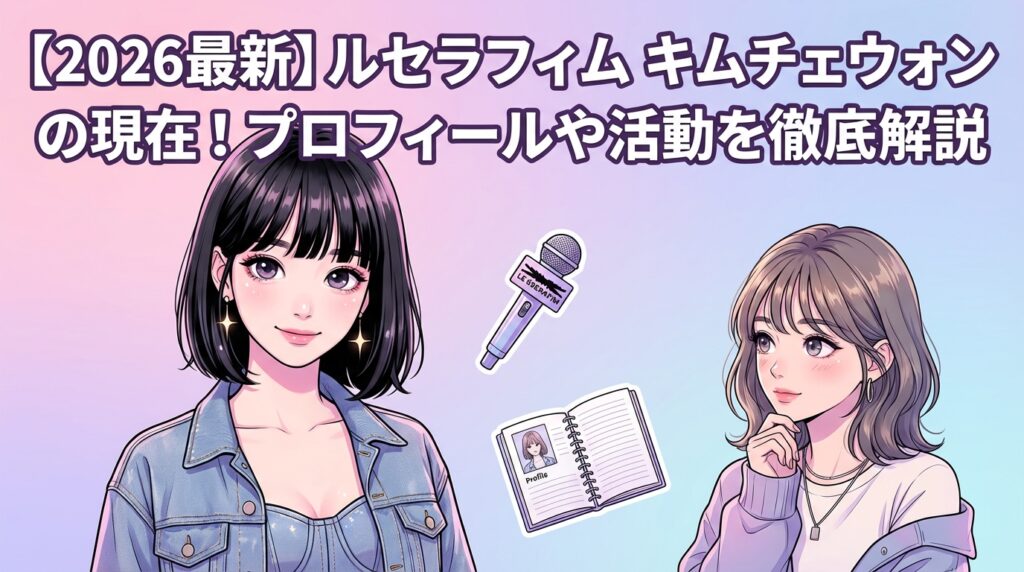【2026最新】ルセラフィム キムチェウォンの現在！プロフィールや活動を徹底解説