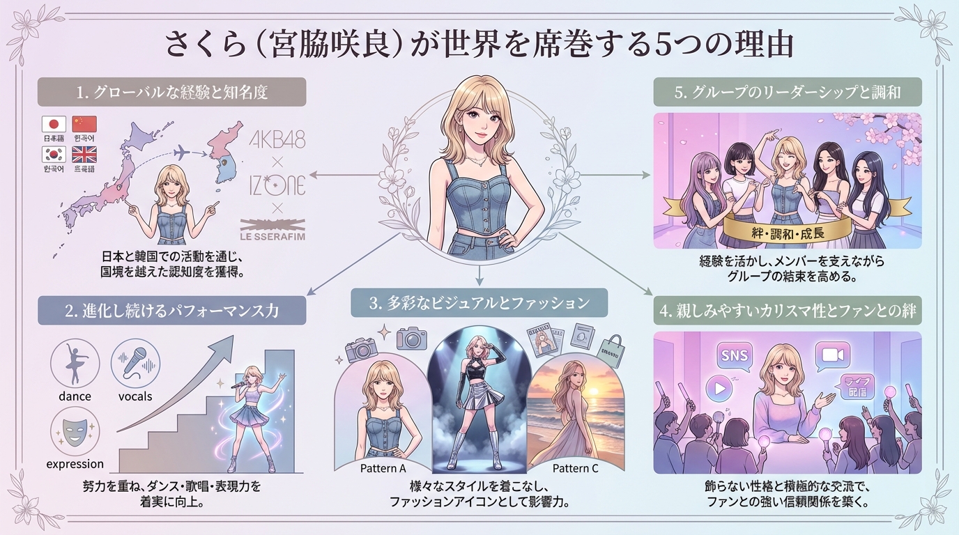 さくら（宮脇咲良）が世界を席巻する5つの理由