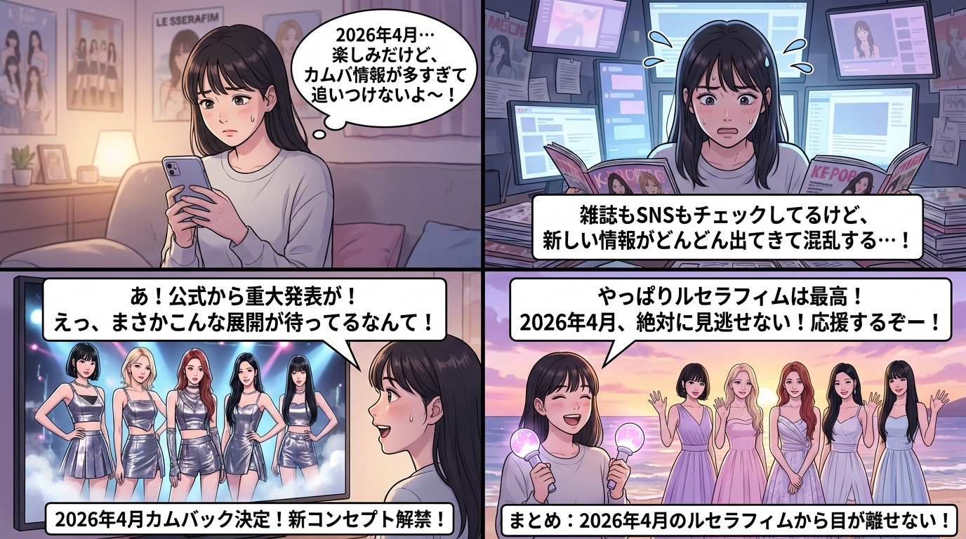 まとめ：2026年4月のルセラフィムから目が離せない！