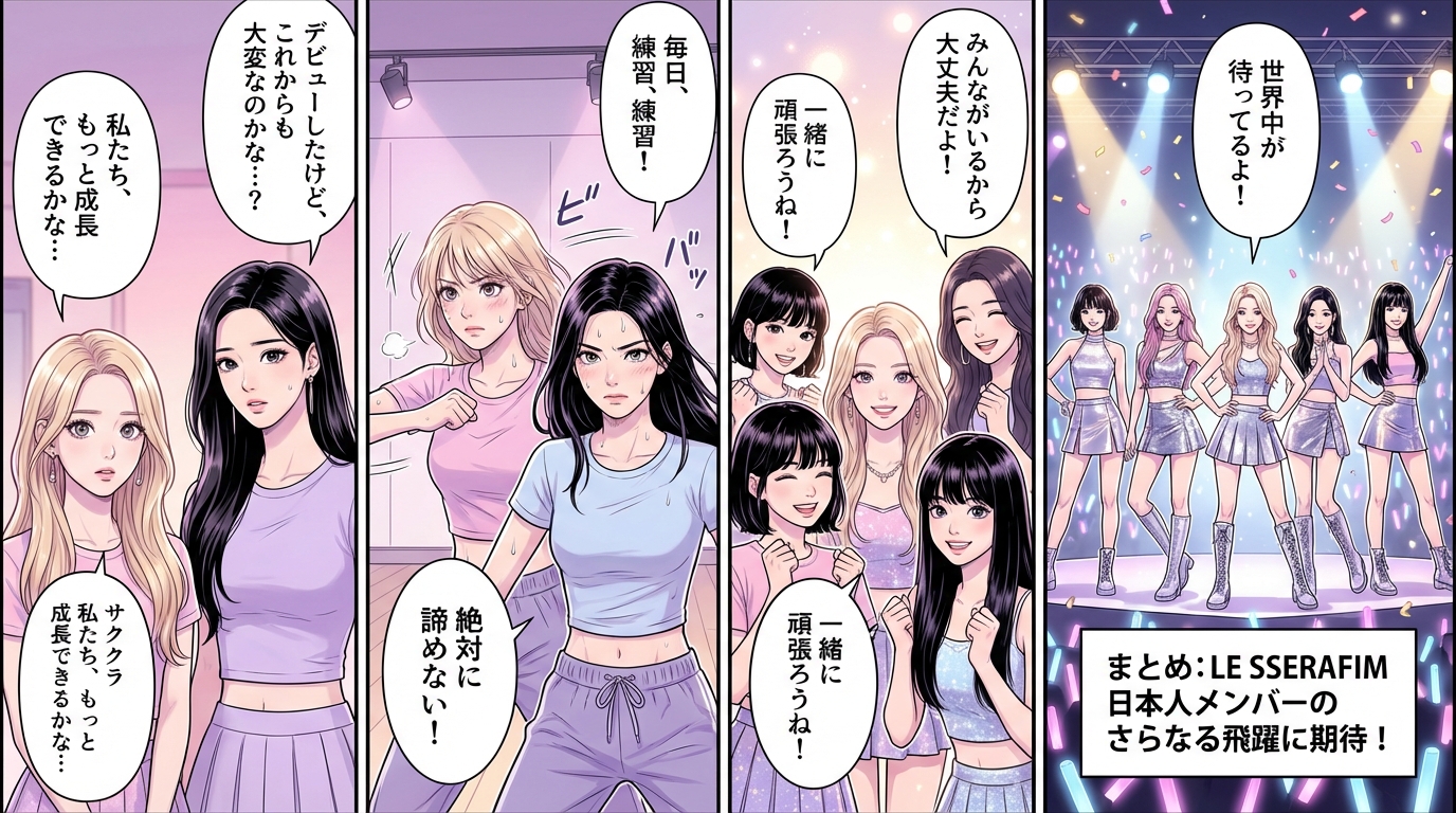 まとめ：LE SSERAFIM日本人メンバーのさらなる飛躍に期待！