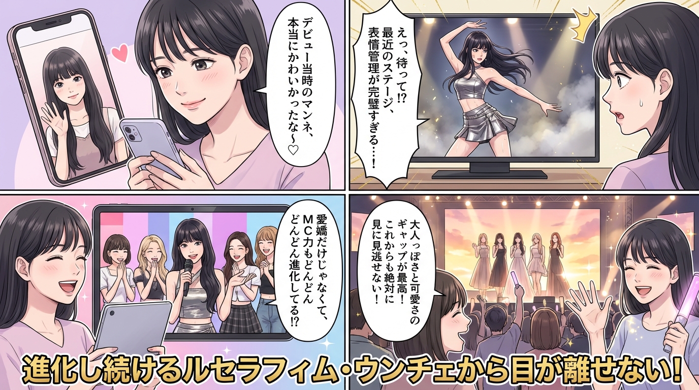 まとめ:進化し続けるルセラフィム・ウンチェから目が離せない!