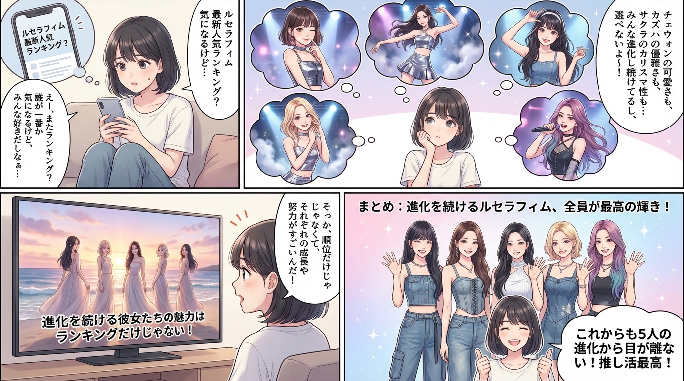 まとめ：進化を続けるルセラフィムの最新人気ランキングをチェック！