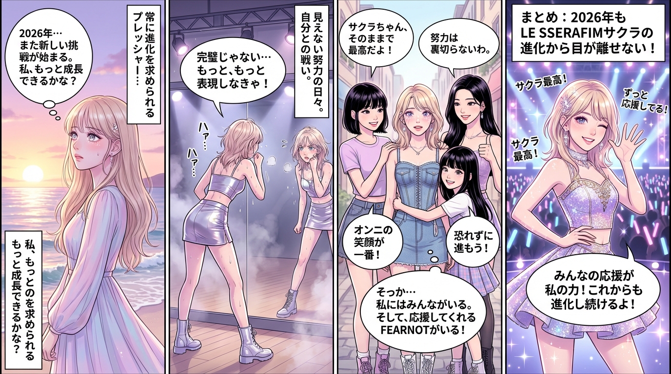 まとめ:2026年もLE SSERAFIMサクラの進化から目が離せない!