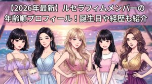 【2026年最新】ルセラフィムメンバーの年齢順プロフィール！誕生日や経歴も紹介