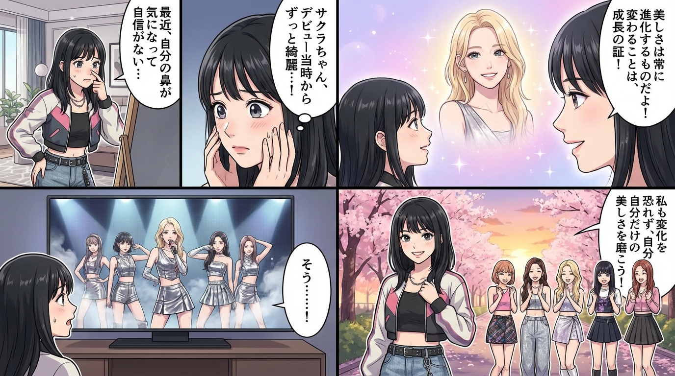 まとめ：ルセラフィム・サクラの鼻の変化は進化し続ける美しさの証