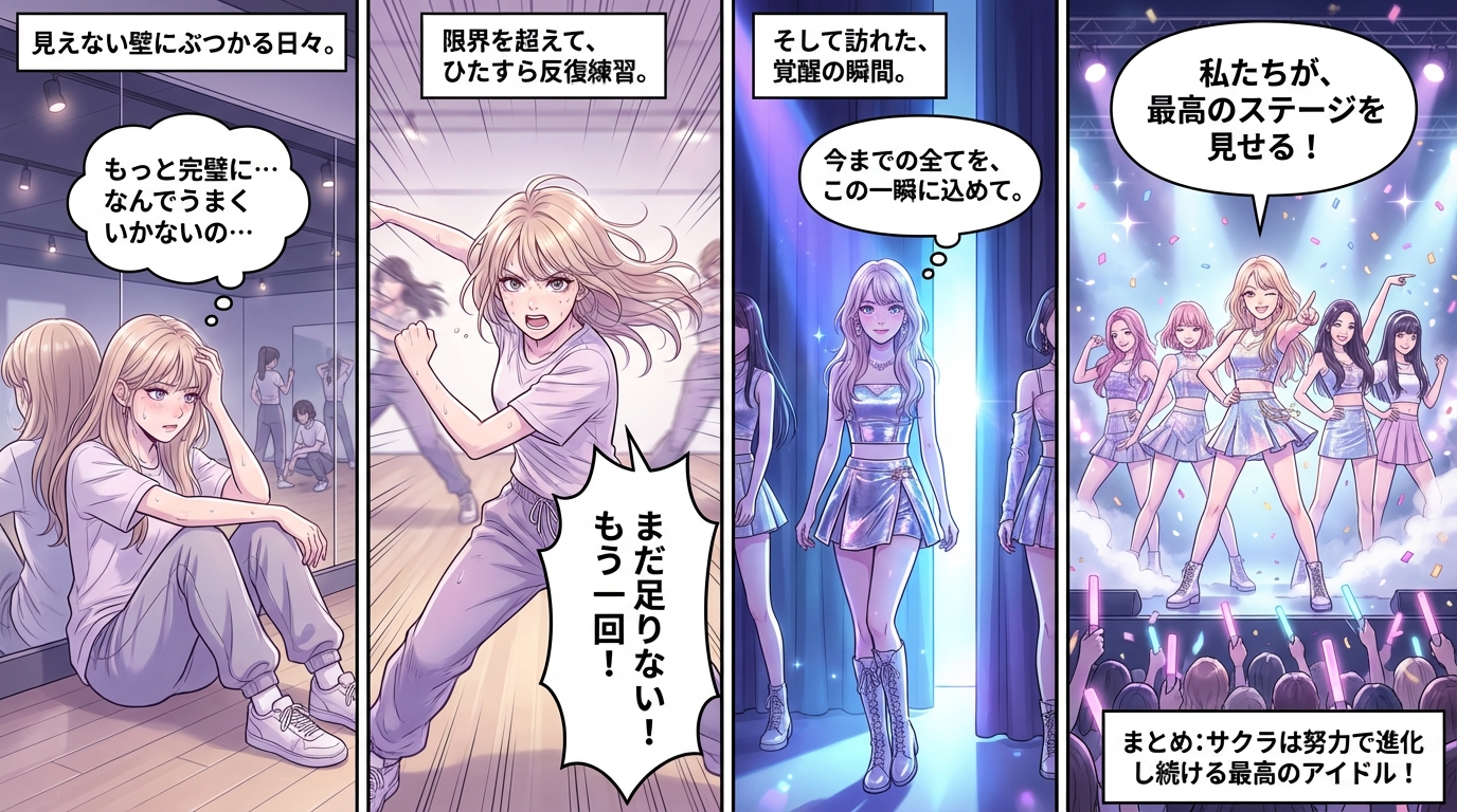 まとめ：ルセラフィム・サクラは努力で進化し続ける最高のアイドル