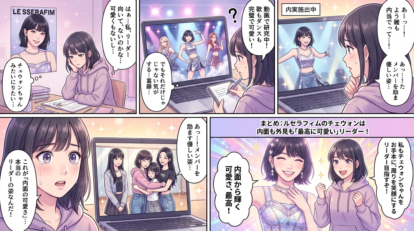 まとめ：ルセラフィムのチェウォンは内面も外見も「最高に可愛い」リーダー！