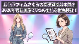 ルセラフィムさくらの整形疑惑は本当？2026年最新画像で5つの変化を徹底検証！