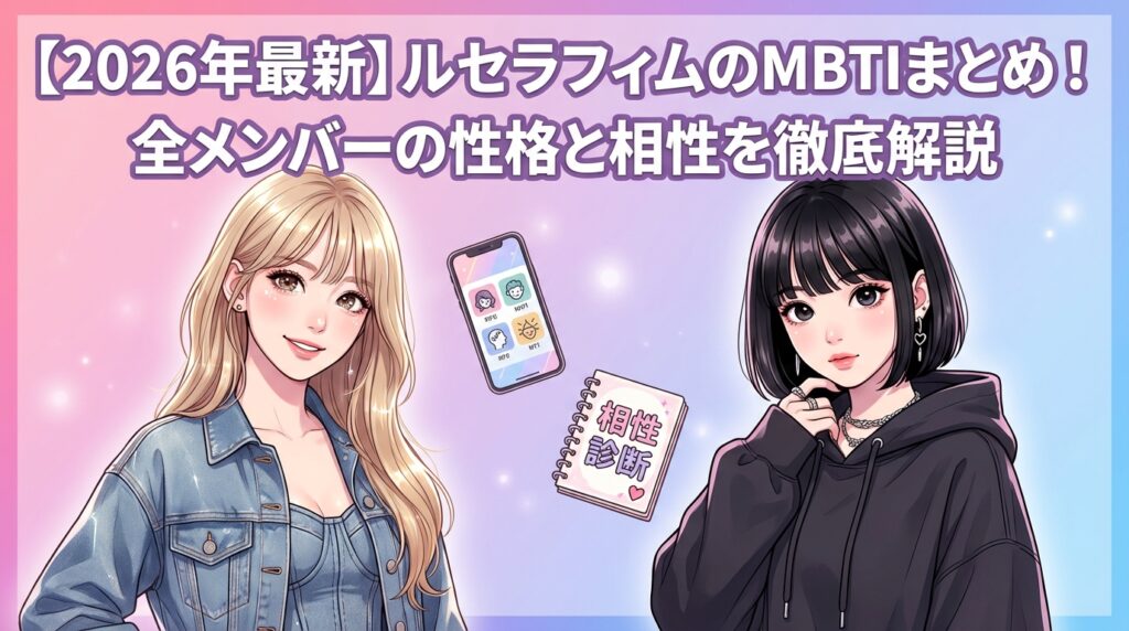 【2026年最新】ルセラフィムのMBTIまとめ！全メンバーの性格と相性を徹底解説