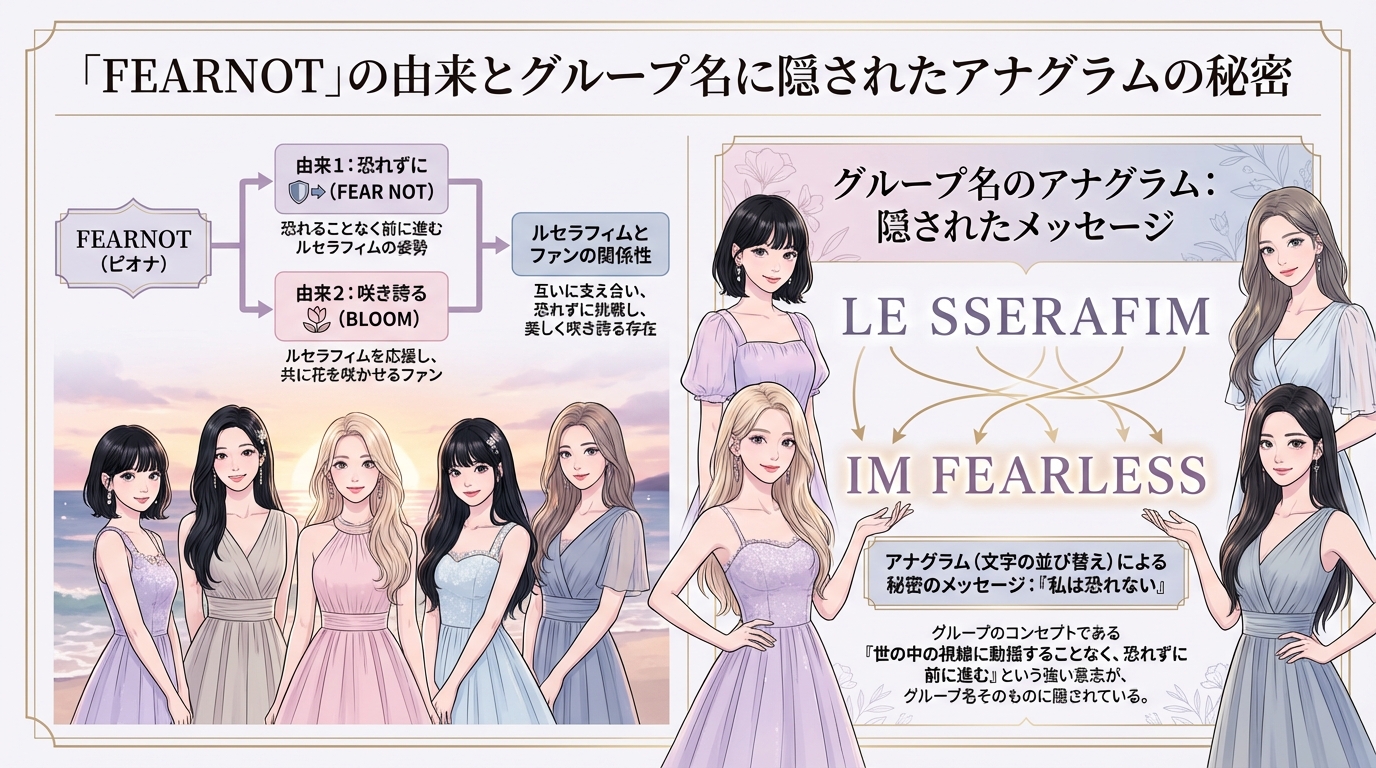 「FEARNOT」の由来とグループ名に隠されたアナグラムの秘密