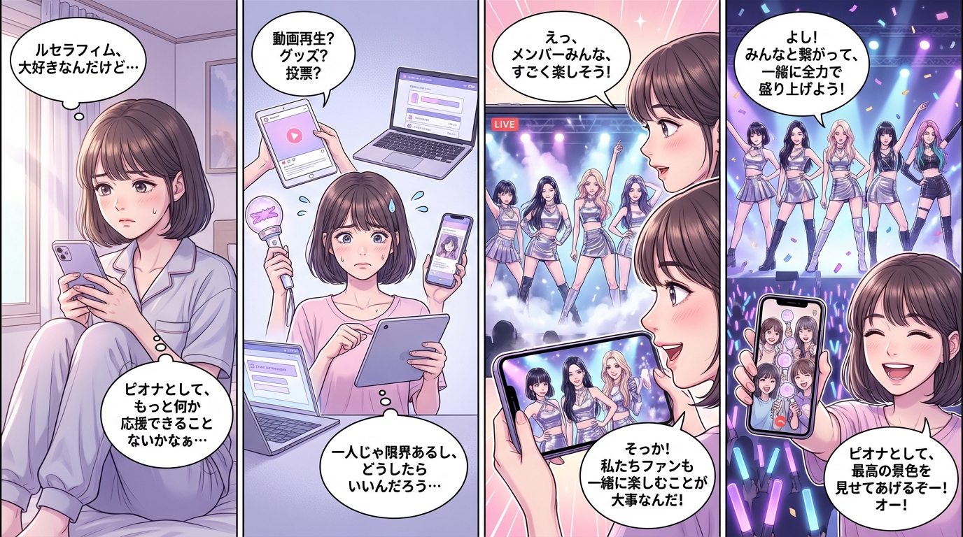 まとめ:FEARNOT(ピオナ)としてルセラフィムを全力で応援しよう