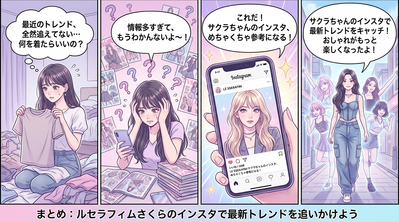 まとめ：ルセラフィムさくらのインスタで最新トレンドを追いかけよう