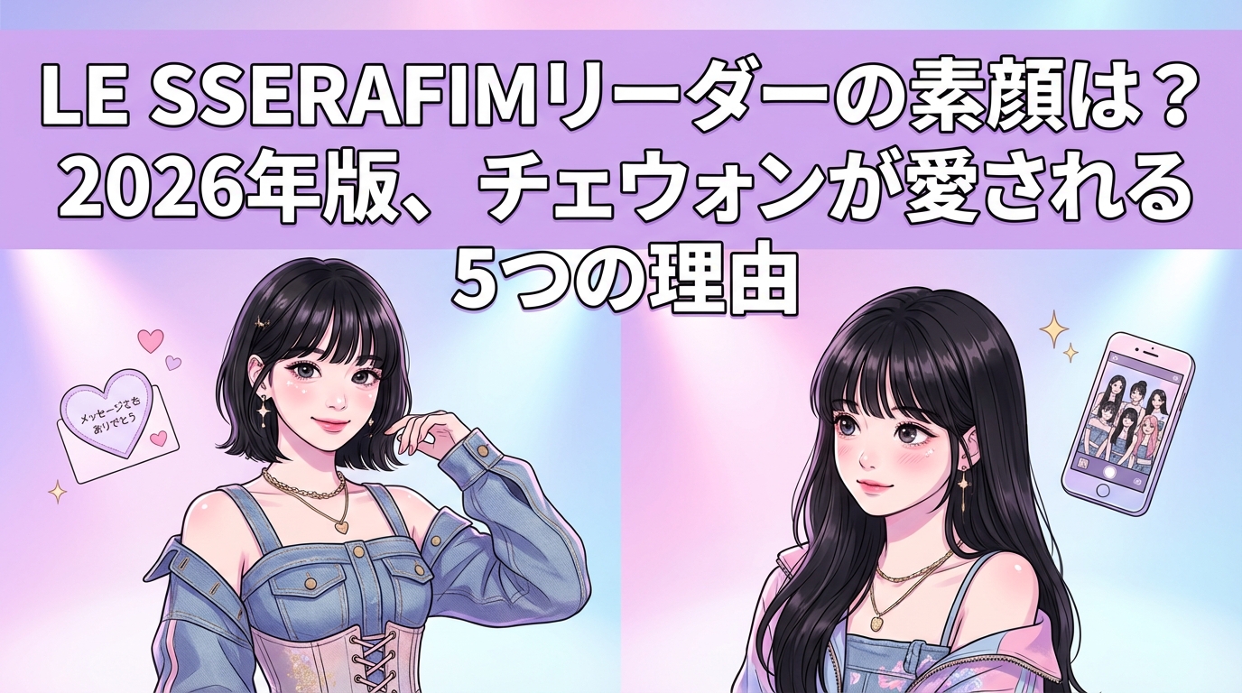 LE SSERAFIMリーダーの素顔は?2026年版、チェウォンが愛される5つの理由