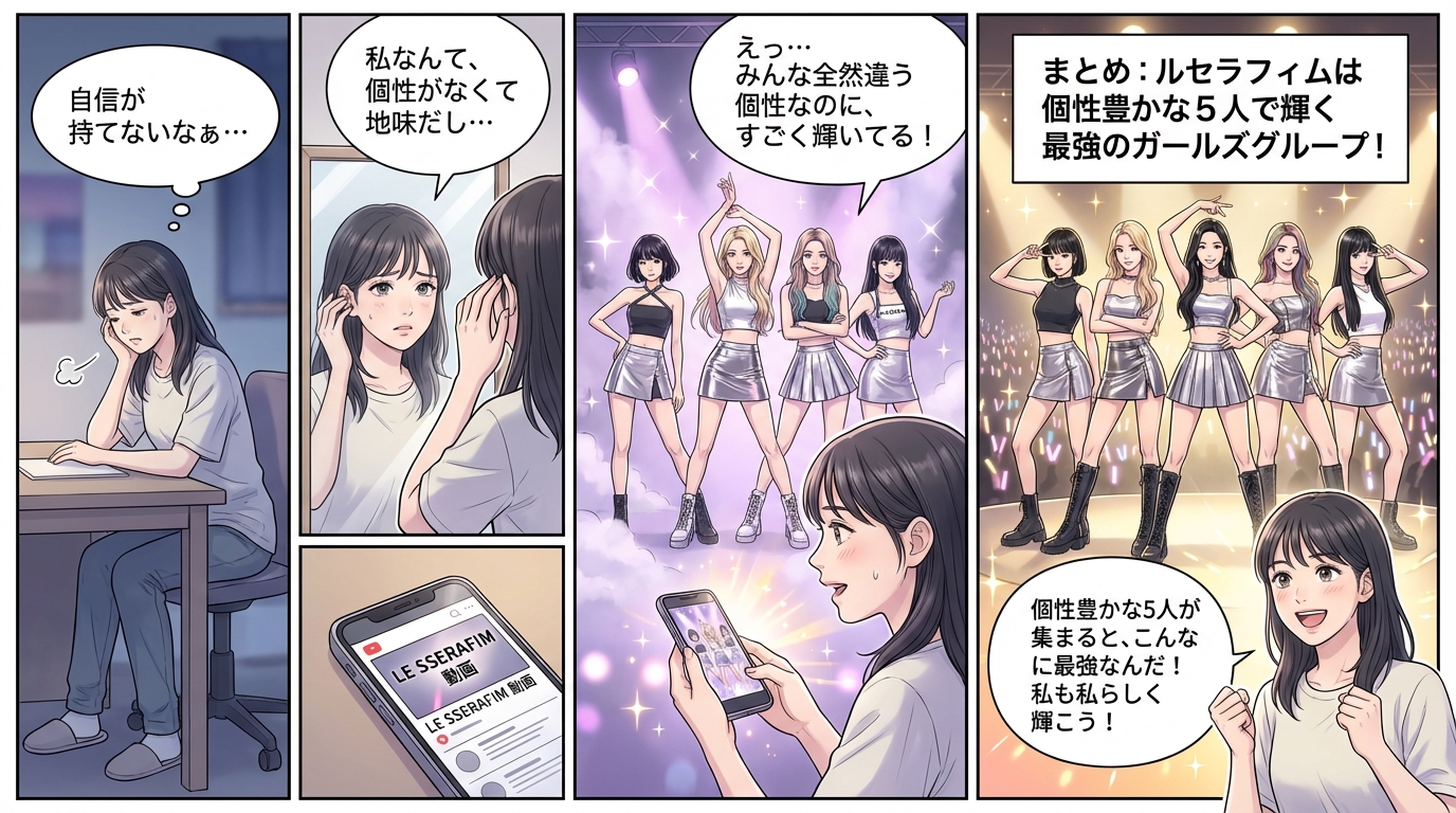 まとめ：ルセラフィムは個性豊かな5人で輝く最強のガールズグループ！