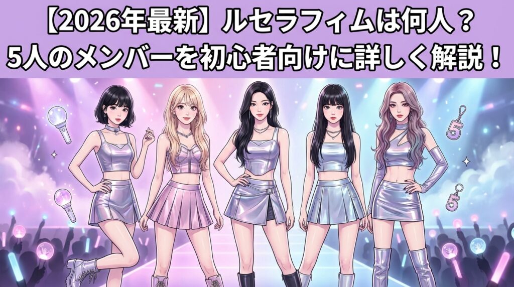【2026年最新】ルセラフィムは何人？5人のメンバーを初心者向けに詳しく解説！