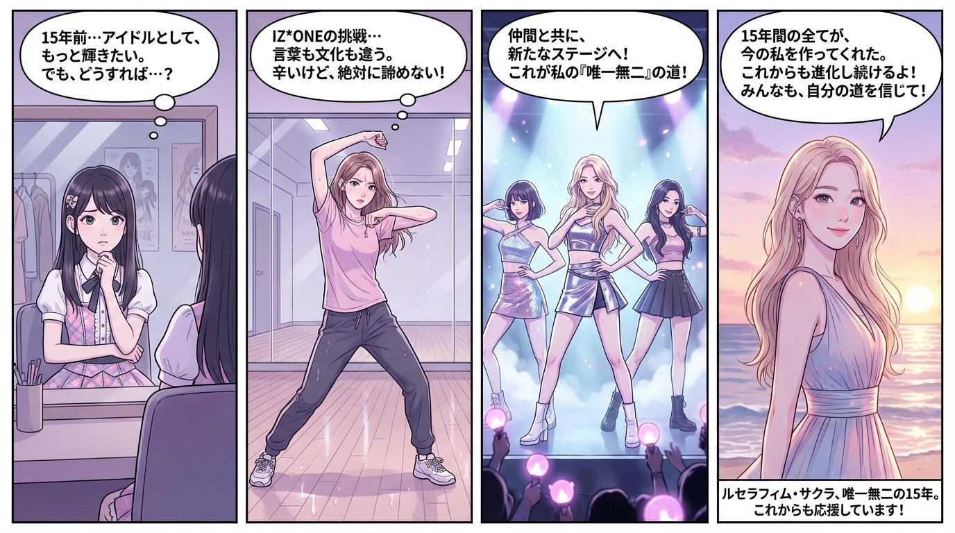 まとめ：ルセラフィム・サクラがAKB時代から築き上げた唯一無二の15年