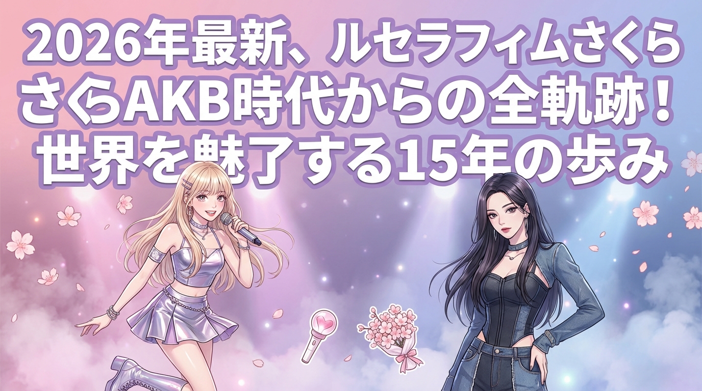 2026年最新、ルセラフィムさくらAKB時代からの全軌跡！世界を魅了する15年の歩み