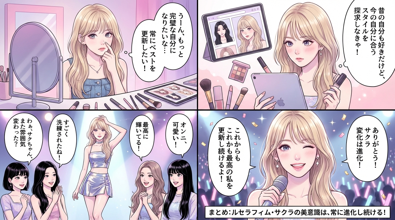 まとめ：ルセラフィム・サクラの鼻の変化は進化し続ける美意識の表れ