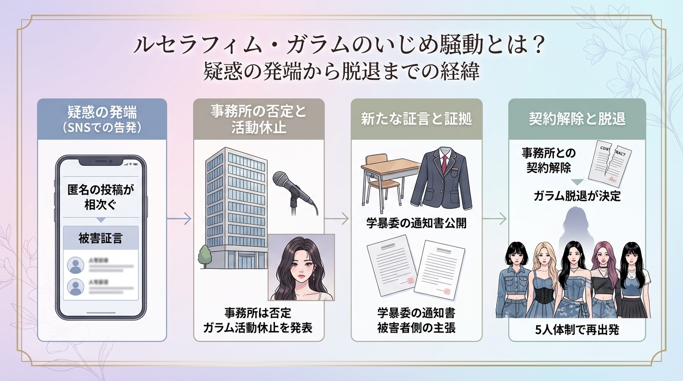 ルセラフィム・ガラムのいじめ騒動とは？疑惑の発端から脱退までの経緯