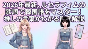 2026年最新、ルセラフィムの歌詞で韓国語をマスター！推しの言葉がわかる徹底解説