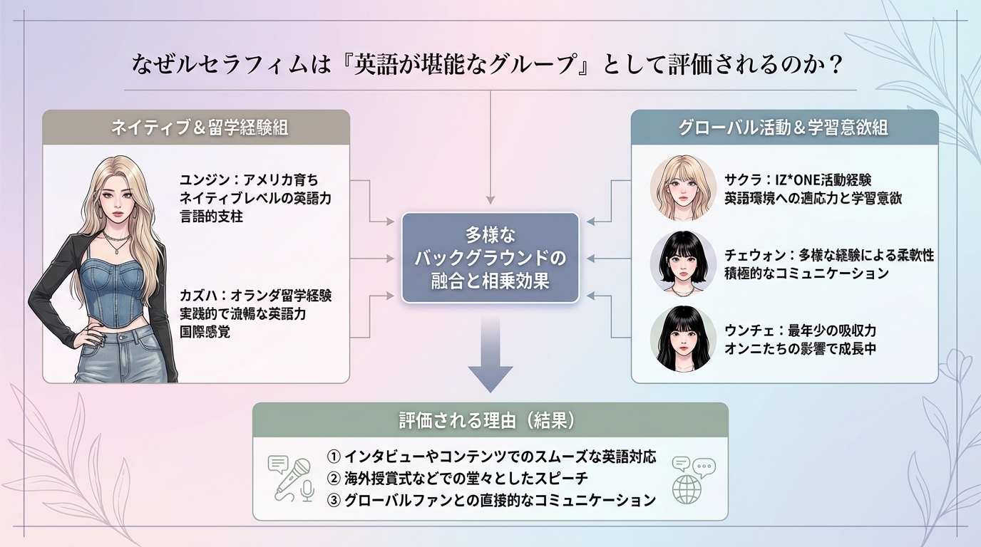 なぜルセラフィムは「英語が堪能なグループ」として評価されるのか？