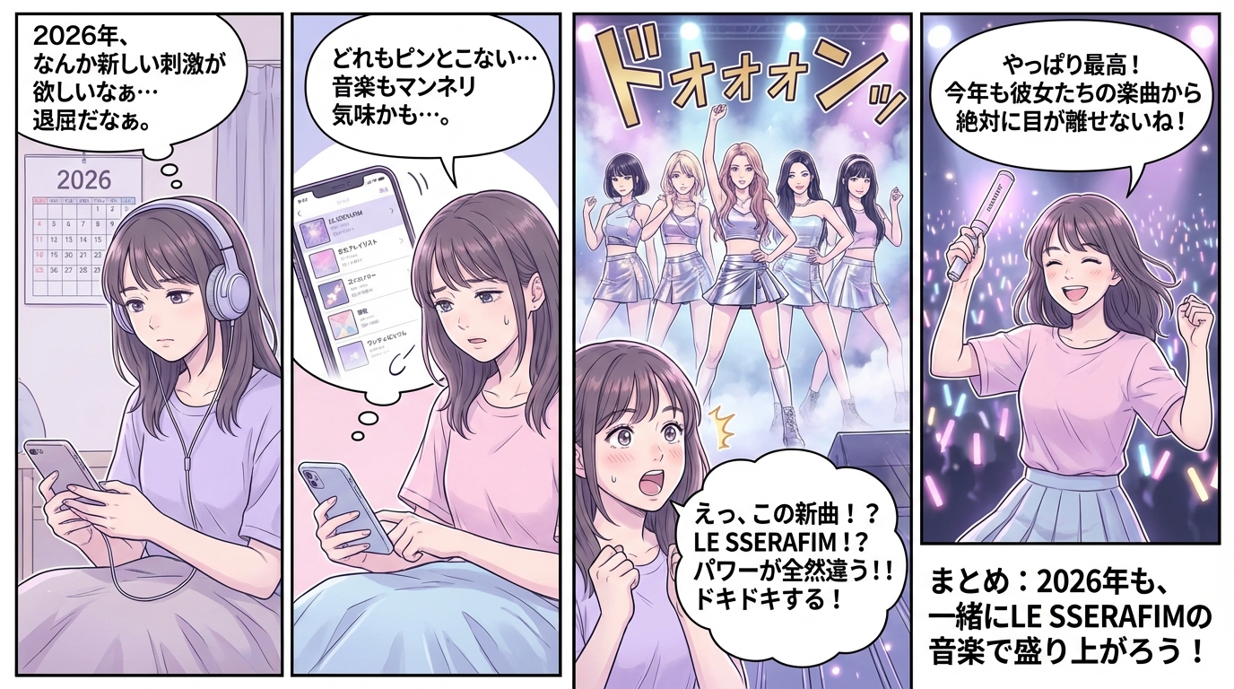 まとめ：2026年もLE SSERAFIMの楽曲から目が離せない！