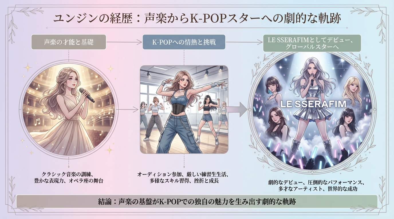 ユンジンの経歴：声楽からK-POPスターへの劇的な軌跡