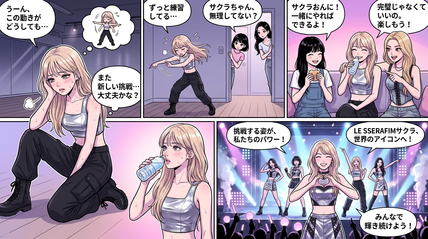 まとめ：LE SSERAFIM（ルセラフィム）サクラは挑戦を続ける世界のアイコン