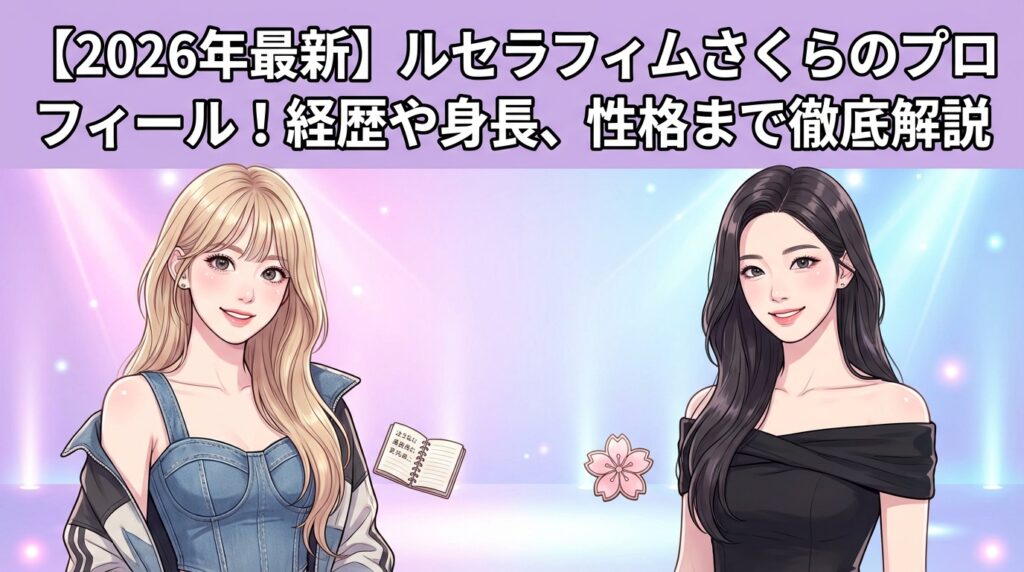 【2026年最新】ルセラフィムさくらのプロフィール！経歴や身長、性格まで徹底解説